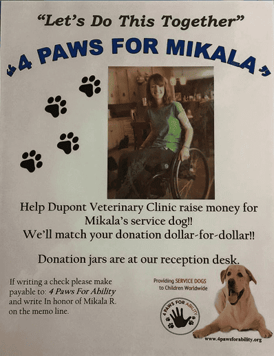 4 Paws for Mikala